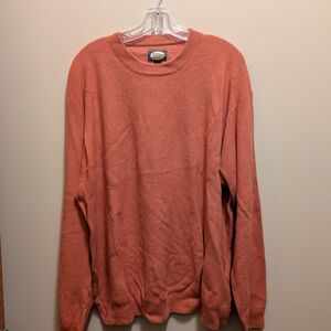 Tommy Bahama Men's Orange Crewneck Sweater